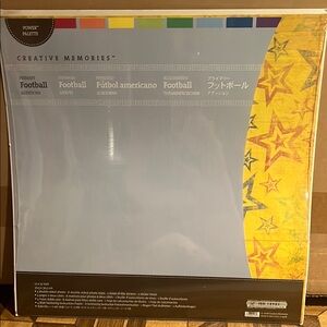 Creative Memories Primary Additions Football